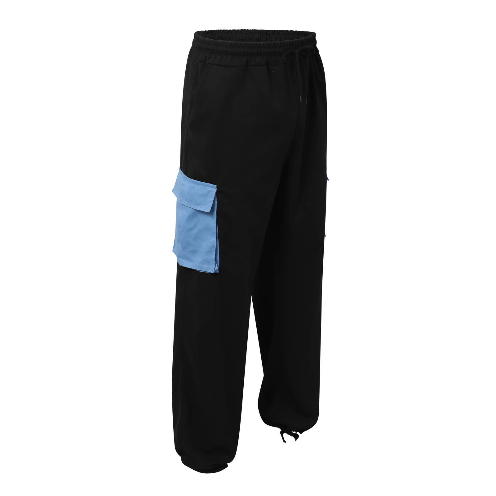 thumbnail image 4 of Pantalones cargo para hombre - Corte recto - Dobladillo ajustable - Cintura elástica - Ropa de trabajo - Poliéster, 4 of 7